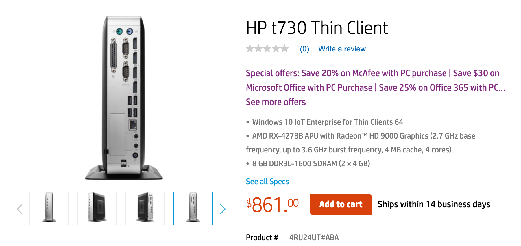 Running pfsense on HP T730 thin client